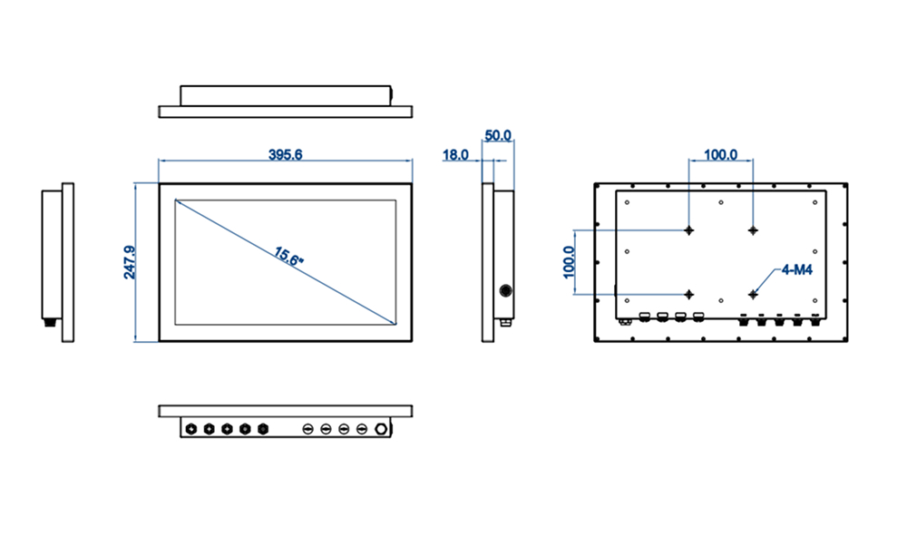 Kratos-p-15.6 Dimensions